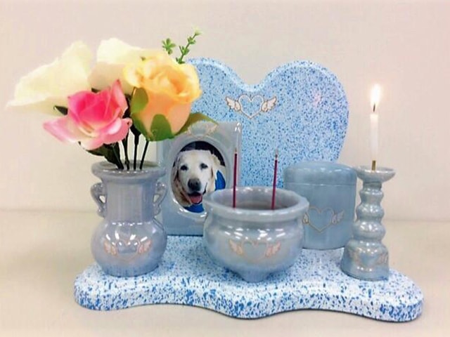 天使のご供養セット(パールブルー)